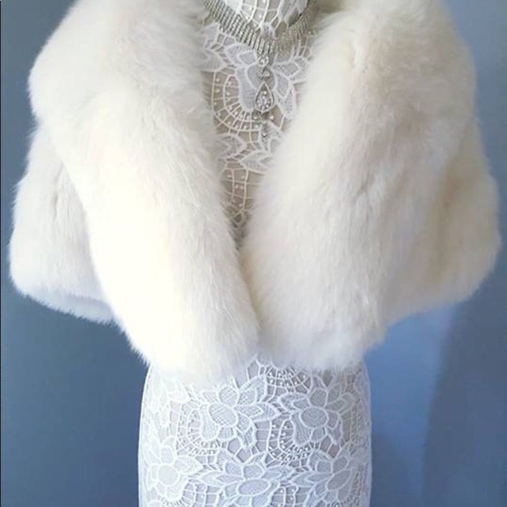 Genuine vintage fox fur shrug